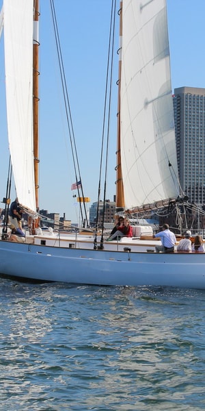 Boston: Harbor Champagne Sunset Sail from Rowes Wharf | GetYourGuide