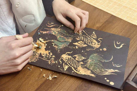 Shanghai: Create Your Own Gold Leaf Artwork Experience