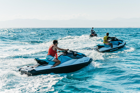 Mallorca: 25-Minute Palma Beach Jet Ski Excursion Jet Ski for 2 People for 25 Minutes