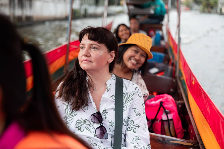 Bangkok: Longtail Boat and Tuk tuk Tour with Temple Visit Authentic longtail boat with temple visit tour
