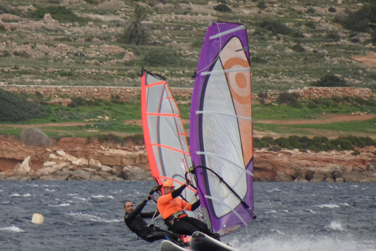 Mellieha: Windsurfles voor beginners