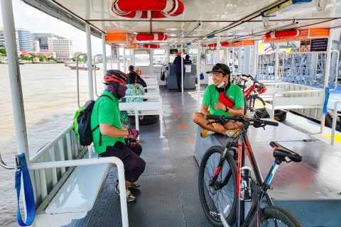 Bangkok: Half-Day Food Tour by Bike with Lunch Private Tour with Hotel Pickup and Drop-off