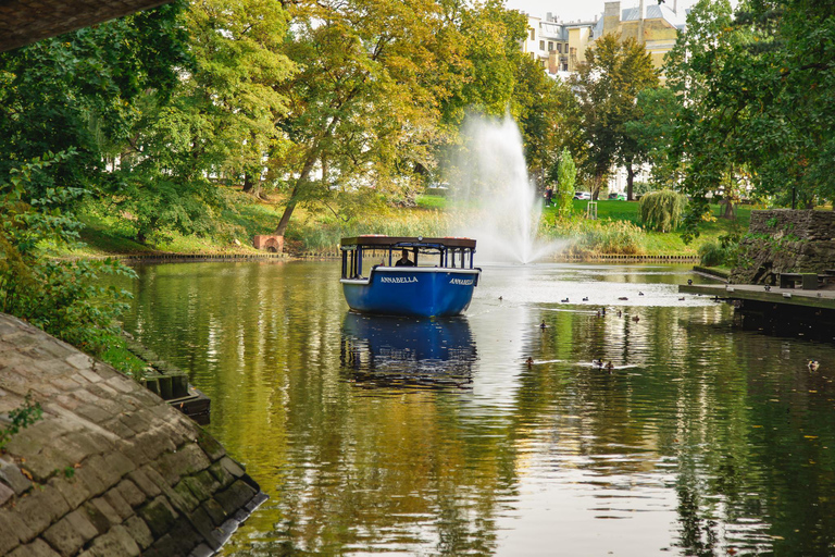 Riga: Audio-Guided Sightseeing Tour by Canal Boats