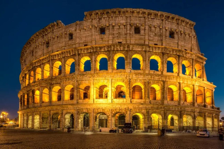 Rom: Solnedgång Solnedgång Colosseum &amp; Forum Romanum Guidad tur