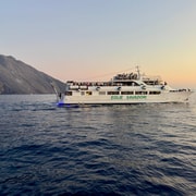 Da Tropea: Lipari Panarea Stromboli bei Nacht