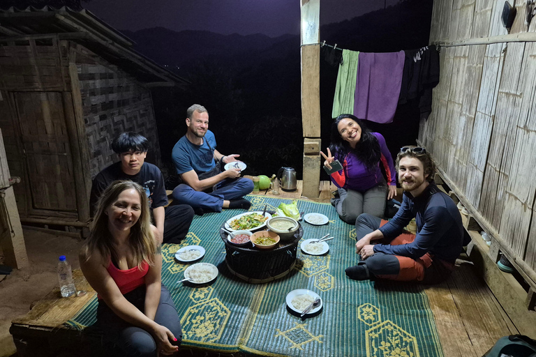 Chiang Rai: 2-Day Jungle Trek only walk with Waterfall