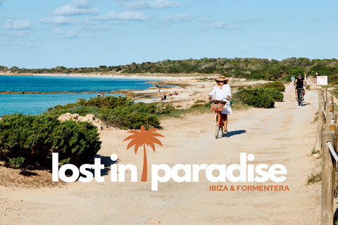 Ibiza: Formentera Boat and Bike Guide Tour +Sunset Party Gold Edition: Formentera Bike & Boat Adventure from Ibiza