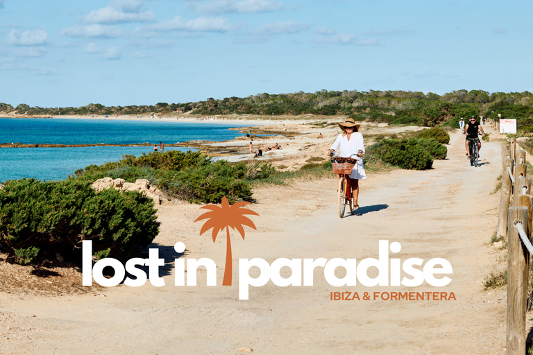 Ibiza: Formentera Boat and Bike Guide Tour +Sunset Party Gold Edition: Formentera Bike & Boat Adventure from Ibiza