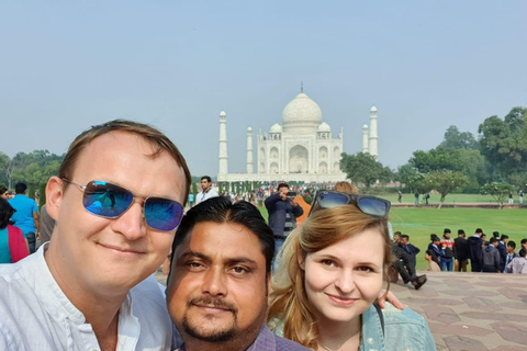 Agra: Agra Fort och Mehtab Bagh Tour