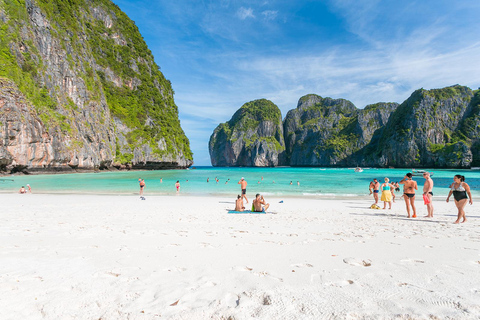 Van Phi Phi: Zonsopgang Maya Bay, Pileh Lagoon SpeedboottochtVan Phi Phi: Maya Bay, Pileh Lagoon Hele dag Speedboottocht