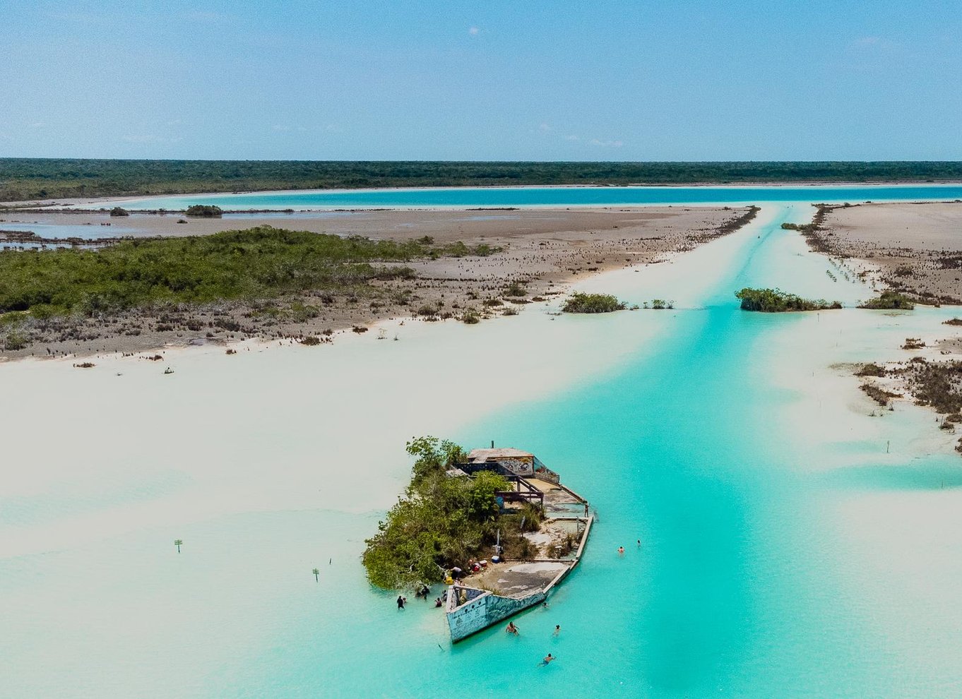 Bacalar ved daggry: Kajakeventyr med morgenmad og fotos