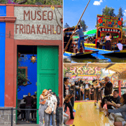 CDMX : Xochimilco, Coyoacán, musée Frida Kahlo et visite des fresques murales