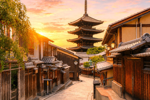 From Osaka/Kyoto: Kyoto Private Tour with Driver & Guide Kyoto/Osaka Pickup & Drop-off – ES/IT/DE/PT Guide