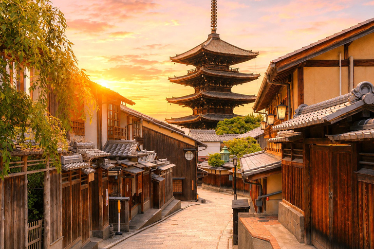From Osaka/Kyoto: Kyoto Private Tour with Driver & Guide Kyoto/Osaka Pickup & Drop-off – ES/IT/DE/PT Guide