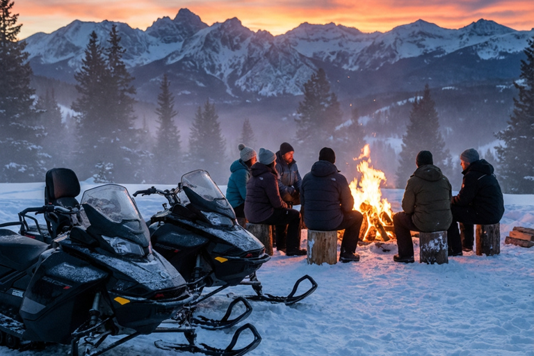 From Krakow: Zakopane Evening Snowmobile/Quad Ride & Bonfire Krakow: Zakopane Evening Snowmobiles & Bonfire Hotel PickUp