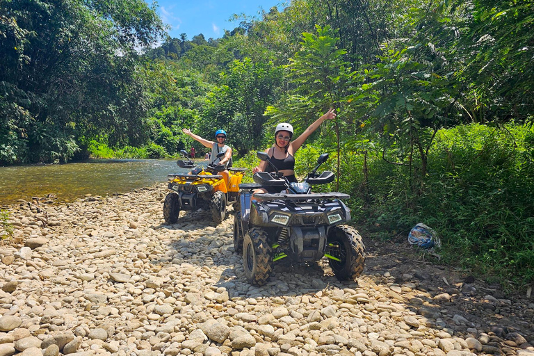 Khao Lak: Jangada de Bambu, ATV e Tour Particular das Tartarugas MarinhasKhao Lak: Tour particular com jangada de bambu, ATV e tartarugas marinhas
