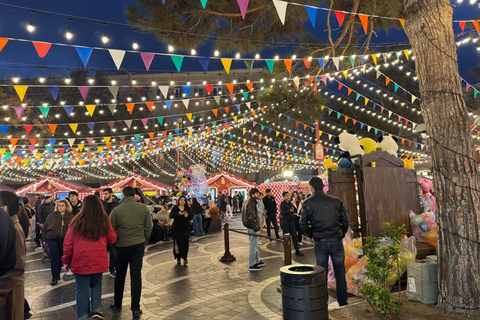 Baku: Winter Lights and Fair Tour with Hot Drinks