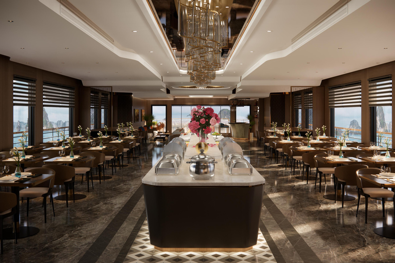 Ha Long 6★ Kreuzfahrt: 2-tägige Tour zur Titop-Insel und zur Sung Sot-Höhle