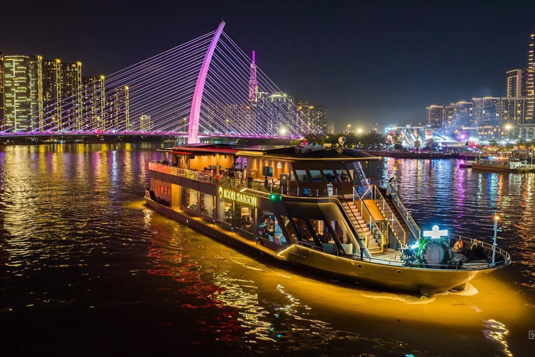 Romantic Saigon Dinner On Cruise Tour With Private Table Shared Table On The Cruise & Without Pick-Up and Drop Off