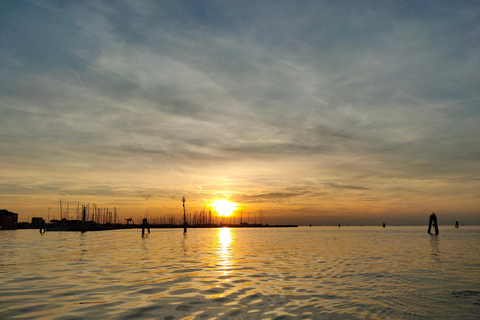 Chioggia: Tour al tramonto nella Laguna di Venezia in barca