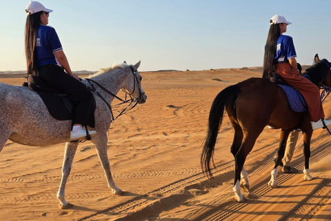 Muscat: Desert Safari, Quadbike, Horse Ride & Sunset Tour