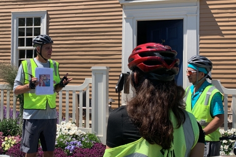 Stadtansicht - Historische Fahrradtour durch die NachbarschaftPortsmouth, NH: Stadtradtour mit historischen Vierteln