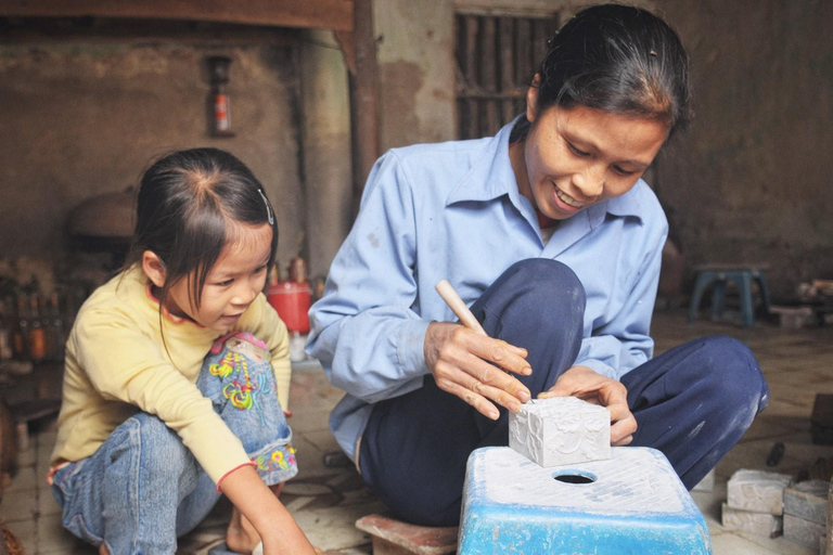 Hanoi Nhan Hien Sculpture Village or Hat and Incense Village Local Guide In Incense Village without Car Transfer & Ticket