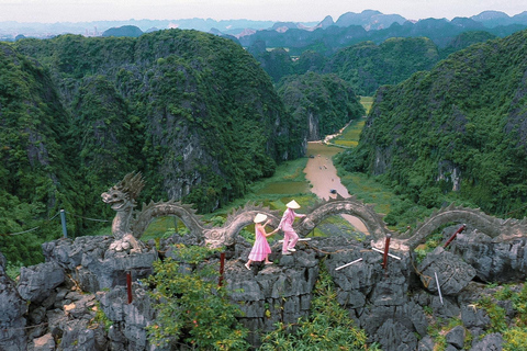 Hanoi: Luksusowa 2-dniowa wycieczka do Ninh Binh z hotelem/bungalowem