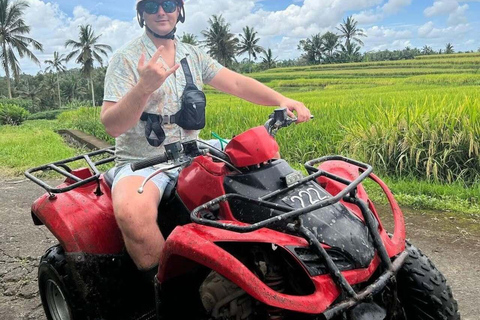 Ubud: Kuber single ATV Quad Adventure with Waterfall Track