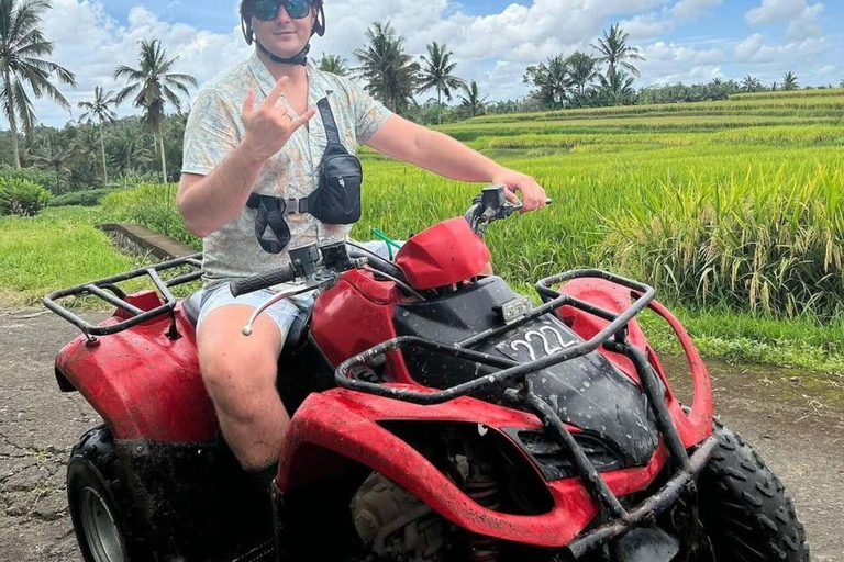 Ubud: Kuber single ATV Quad Adventure with Waterfall Track