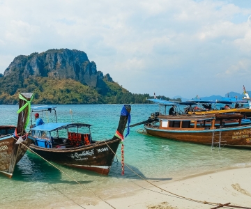 Krabi: Excursión a las 7 islas al atardecer con cena barbacoa y snorkel
