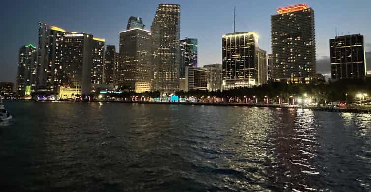 Miami Evening Boat Past Millionaire Homes on Water Taxi photo 8