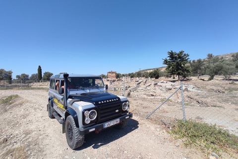 Kreta: Trypiti Beach Off-Road South Tour m / Lunch &amp; VinKreta: Trypiti-klämmen och Safari till södra Kretas hav