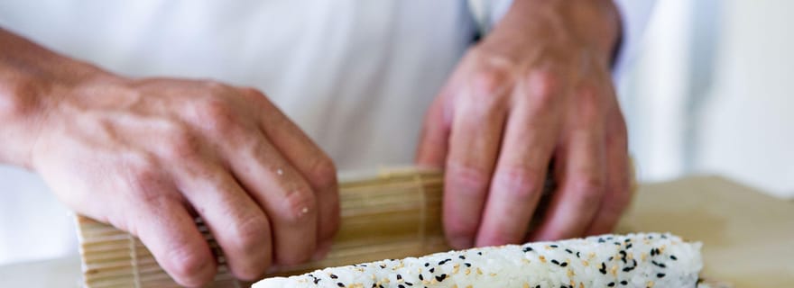 Sacramento : cours ludique de préparation de sushis avec un chef local