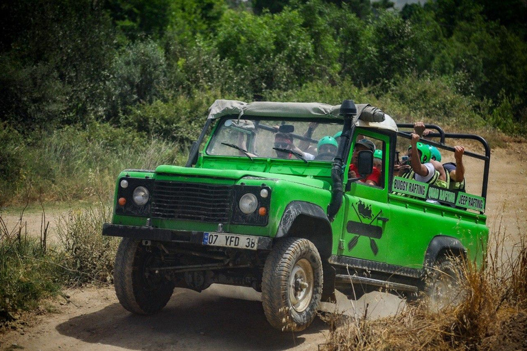 Antalya: Jeep Safari,Quad/Buggy,Zipline&CanyonVisit wLunch Jeep Safari, Quad/Buggy & Zipline – Canyon Visit (No Pickup)