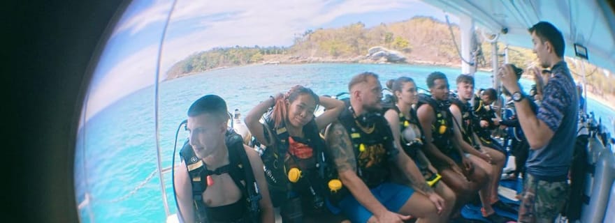 Phuket : Racha Yai 2 plongées ludiques ou excursion de plongée avec tuba avec transfert