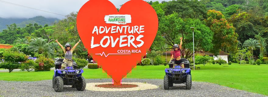 Jaco : 3 heures d'aventure en VTT avec chutes d'eau et vue sur le ciel