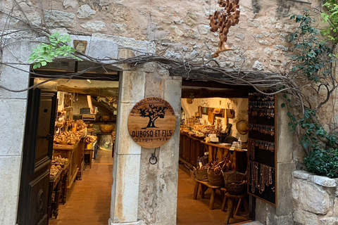 尼斯周边栖息的中世纪村庄。