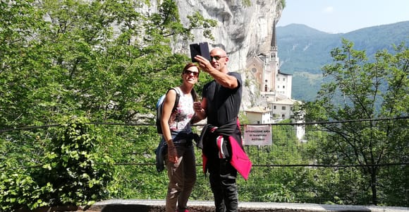 From Lake Garda: Madonna della Corona Sanctuary Tour