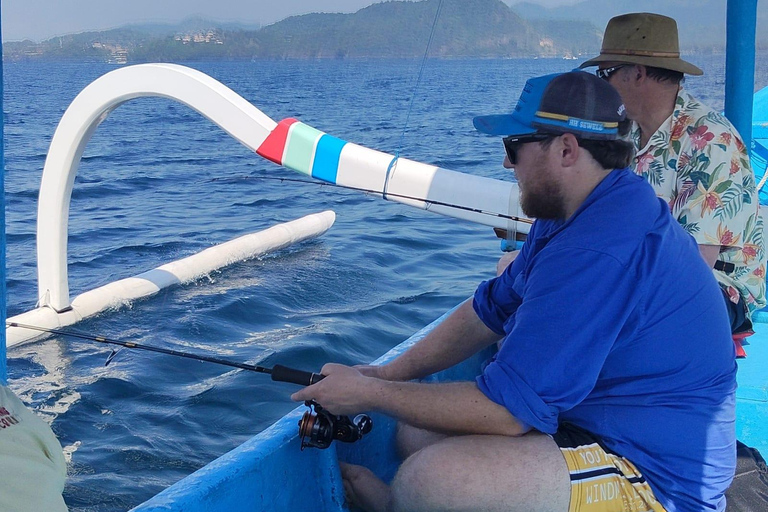 Bali: Fishing Charter Private Boat with Lunch & Hotel Pickup Bali: Fishing Trip & Blue lagoon Snorkeling