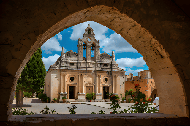 Ab Rethymno: Geführte Tour: Arkadi, Bauernhof, Melidoni & Höhle