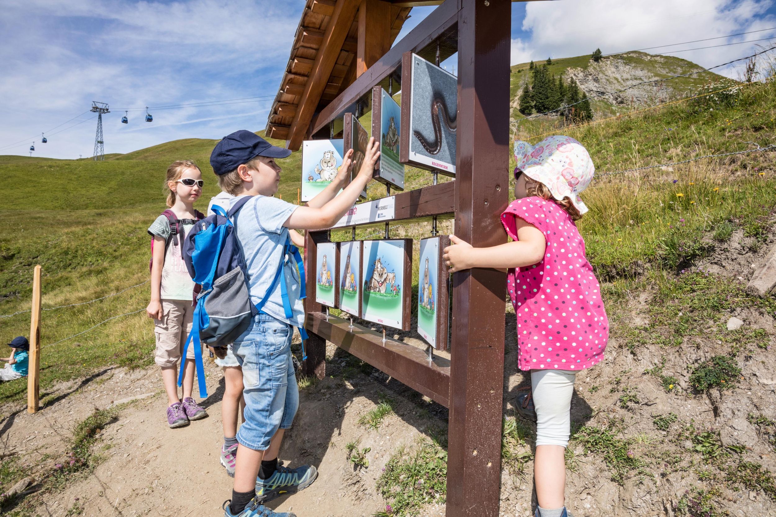 Betelberg: Murmeli-Trail mit interaktiven Spielstationen
