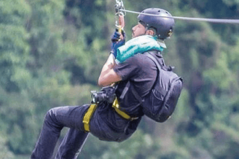 Medellín: Excursion to Salto del Buey, natural connection with waterfalls and canopy.