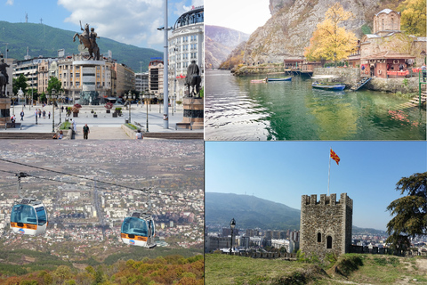 Half day tour Skopje Center - Canyon Matka - Milenium cross