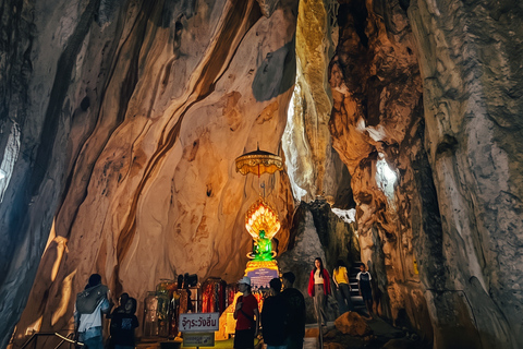 Pattaya: Waterfall Swim, Cave River and Naga Temple Day Trip