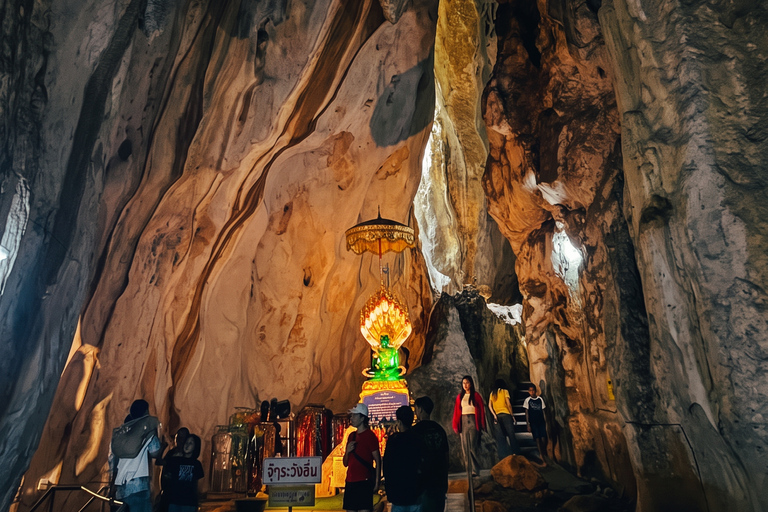 Pattaya: Waterfall Swim, Cave River and Naga Temple Day Trip