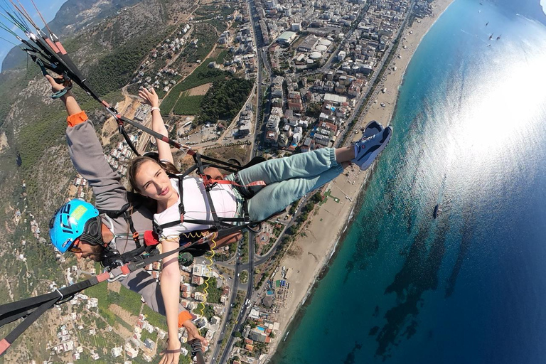 From Antalya, Side, Alanya: Paragliding Experience in Alanya From Side With Transfer