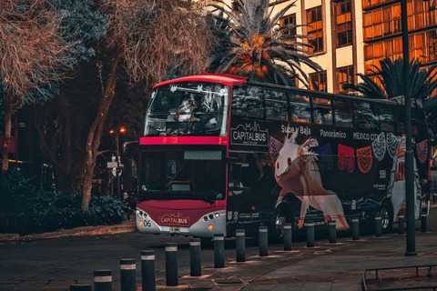 Mexico : Visite en bus nocturneVisite du Zócalo