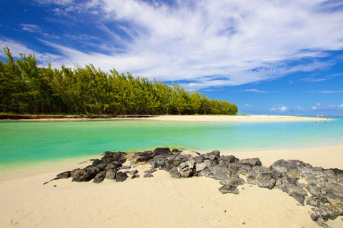 Catamaran Trip to Ile au Cerfs with Lunch and GRSE waterfall Shared Catamaran + Private Pick up and drop off