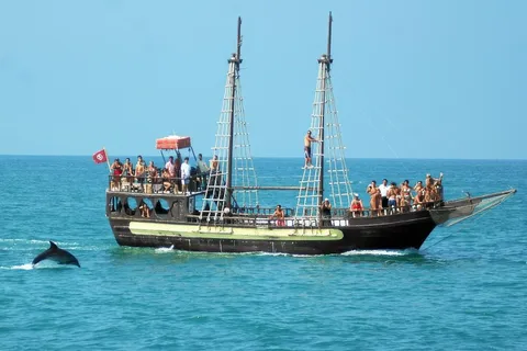 Piratenschiff-Ausflug zur verzauberten Flamingo-Insel in Djerba